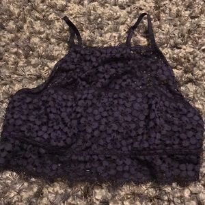 AERIE high neck bralette MEDIUM